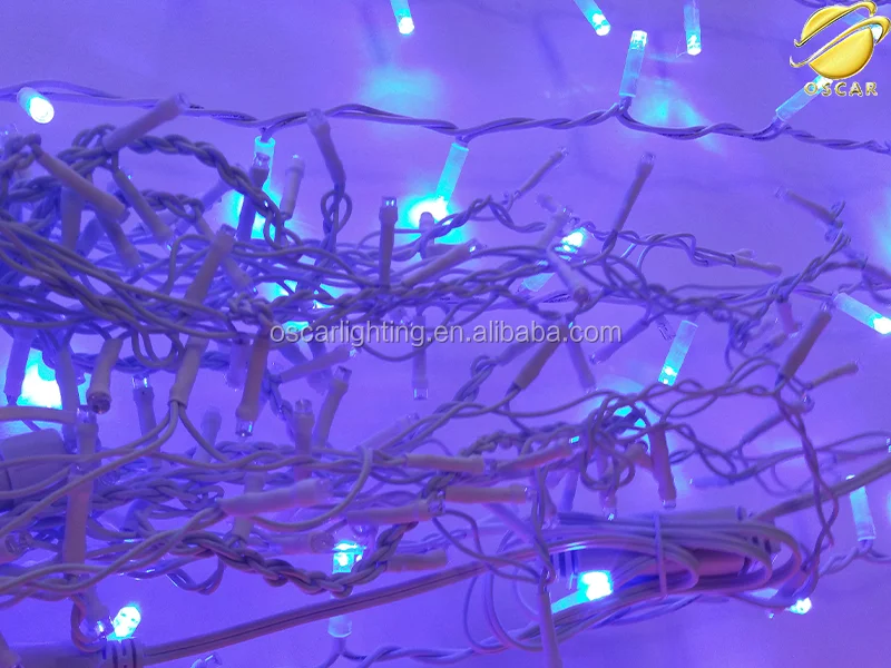 ce rohs PVC cable garland led rain IP44 waterfall icicle lighting outdoor