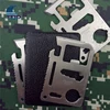 multi tool card 2016 multipurpose tool fashion multifunction knife outdoor hunting survival camping can opener