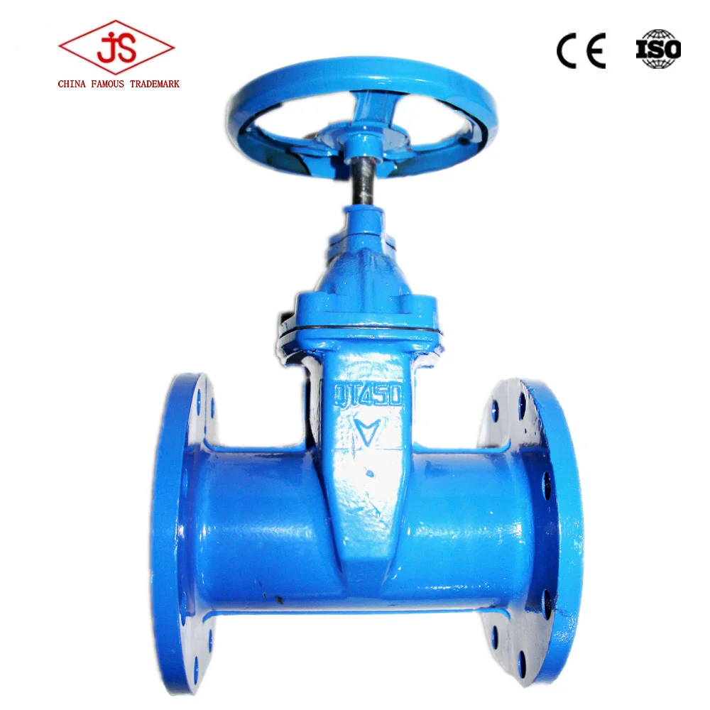 Manual Rising Stem Gate Valve Gear Revolve Electric Motor