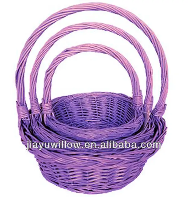 4pcs Wholesale White Wicker Baskets For Gifts Buy White Wicker