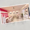 nail table artificial marble solid acrylic surface equipment