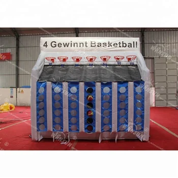 connect four basketball inflatable game giant row larger carnival