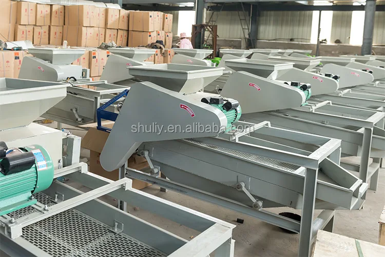 Small Almond Apricot Cracking Shelling Machine Almond Nut Cracking