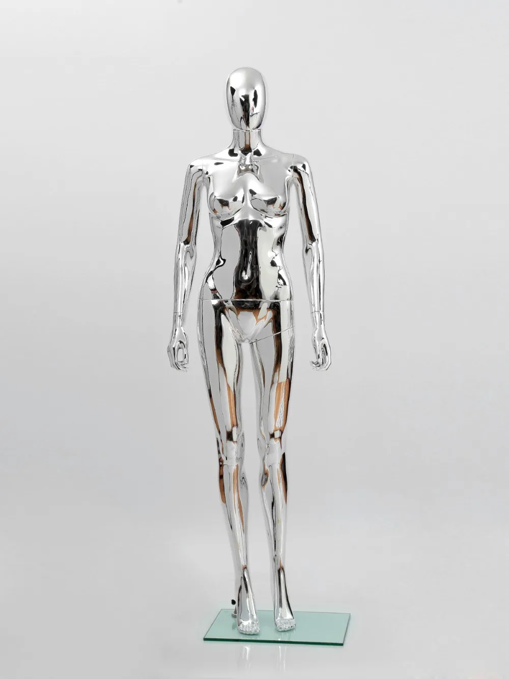 批发光泽电镀人体模特女性虚拟模型 m0022-dy6-s