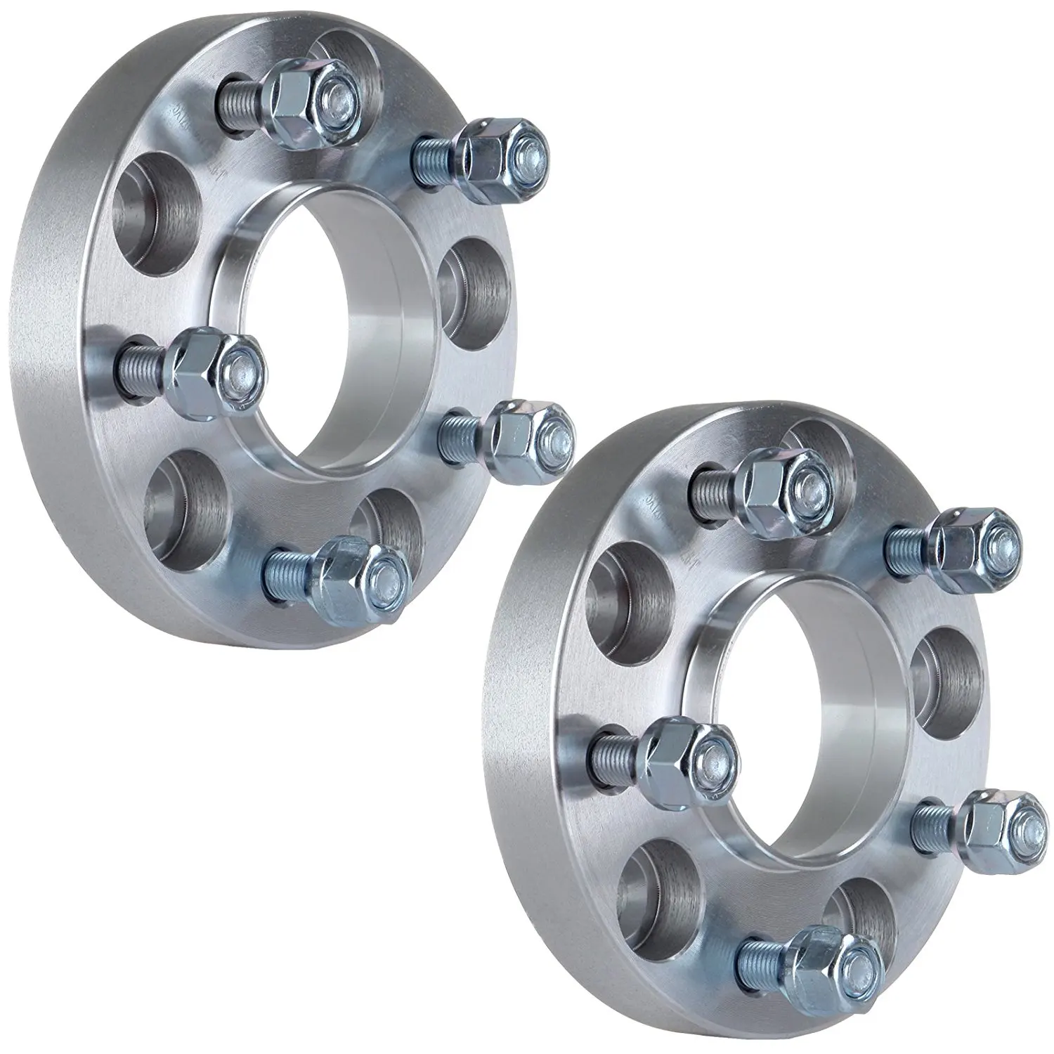 (1") Hubcentric Wheel Spacers (5x120 72.6) Fits BMW + Extended Lug Bol...