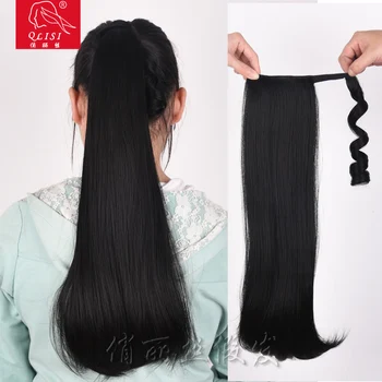 Dallies Long Silky Straight Ponytail Extension Clip In Ponytail