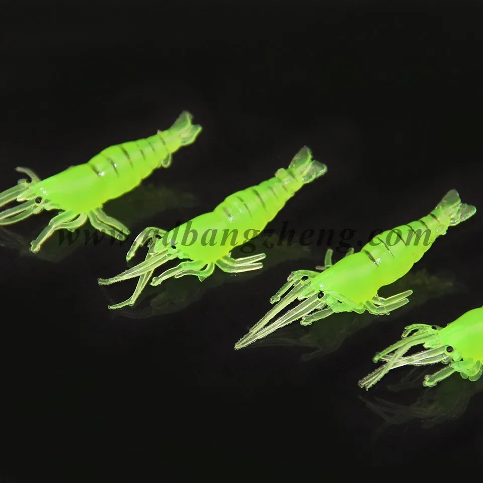 Multi Joint Fishing Bait Soft Plastic Prawn Shrimp Lure - Buy Prawn ...