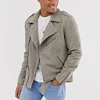jackette for men zip fastening zipped cuffs softshell suede jacket men