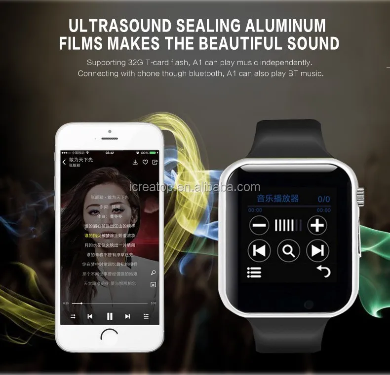 a1 smart watch touch screen price