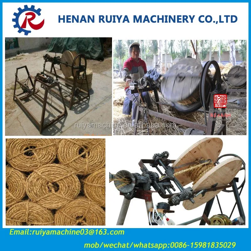 manual rope making machine