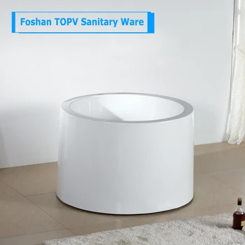 Modern Freestanding Soaking 100cm Very Small Round Bathtubs Sizes Modern Freestanding Soaking 100cm Very Small Round Bathtubs Sizes For One Person Baths In Bathroom