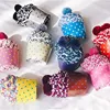 Wholesale winter cupcake box packing socks funny cartoon cute colorful Coral fleece Carpet tube women thermal knee high socks