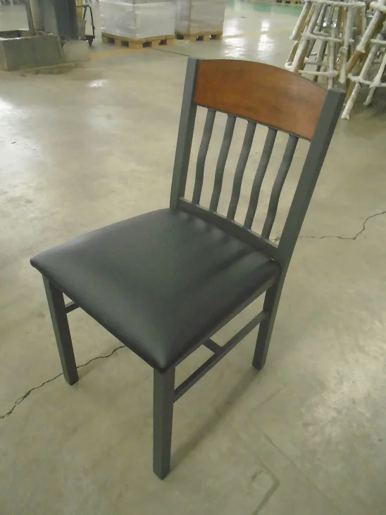 Commercial Metal Color High Quality Italian Wood Back Restaurant Chairs