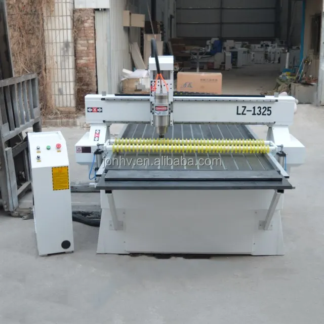European Quality 1325 MDF CNC Router with PVC Table Pressing Roller