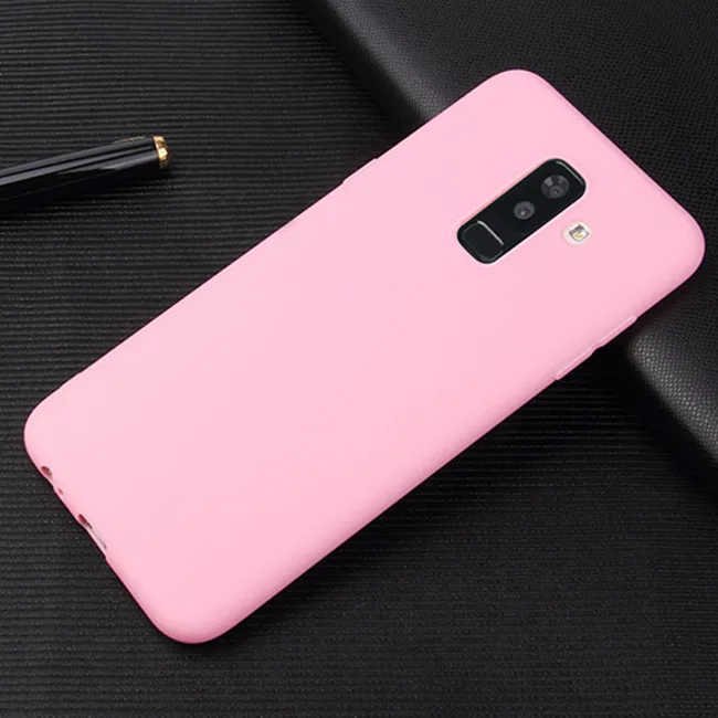 1.0mm Matte Tpu Mobile Phone Case For Samsung J8 2018 A6 Plus Tpu Phone