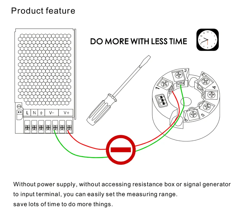 GTM100 4-20mA RTD PT100 Temperature Transmitter