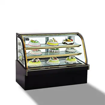 Square Glass Cake Showcase/chilled Food Display Made From Double Glazed ...