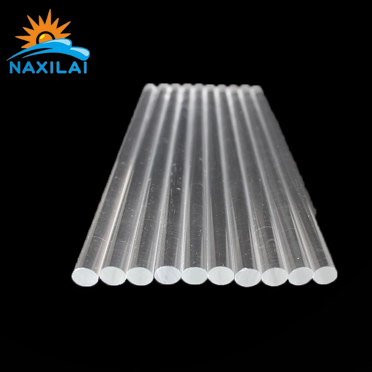 High Quality Extruded Acrylic Plexiglass Rods With Colorful Lines