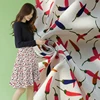 2019 New arrival pepper pattern 100% printed cotton fabric for women clothes