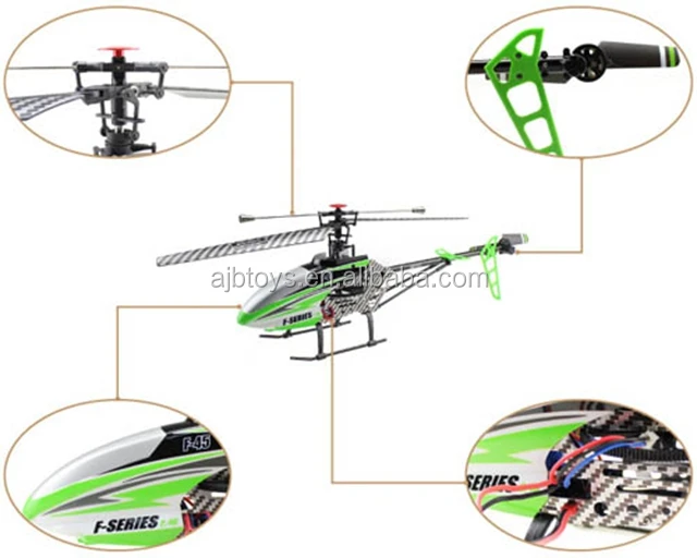 Mjx F45 70cm 2.4g 4ch Single Blade Rc Helicopter Rtf Upgrades F645 ...