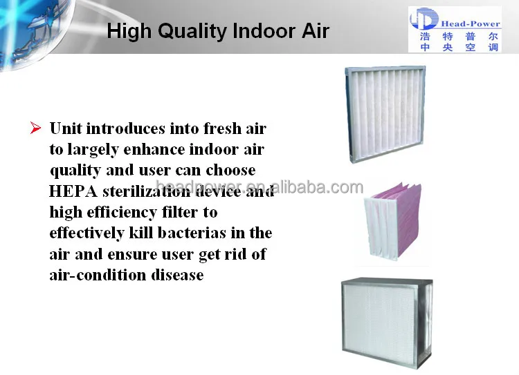 Hepa Fahu Filter Concealed Duct Type Air Conditioner Buy Hepa Filter