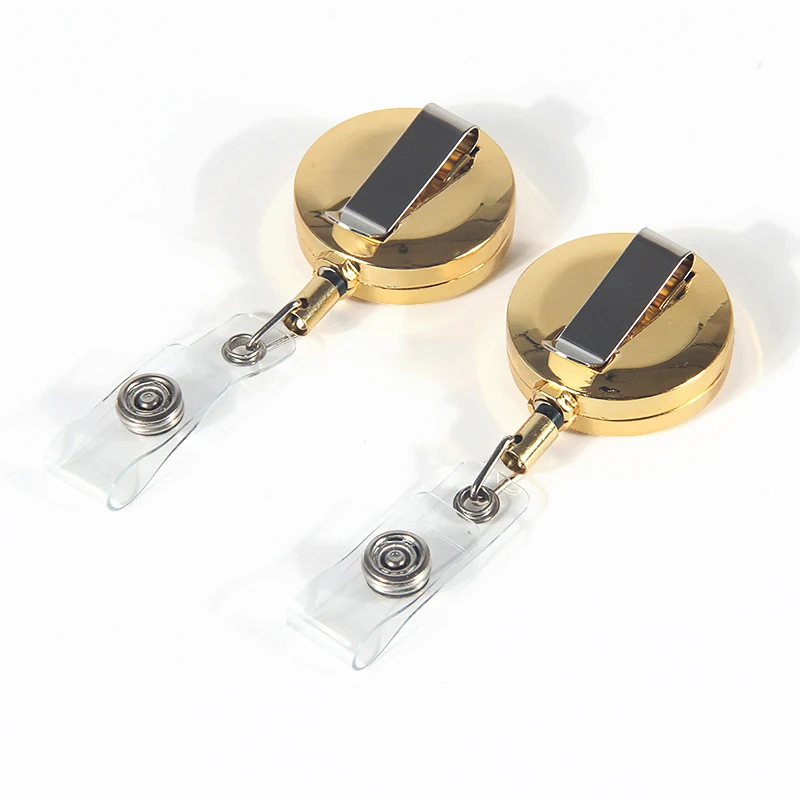 Can Be Custom Police Retractable Id Badge Holders With Metal Material