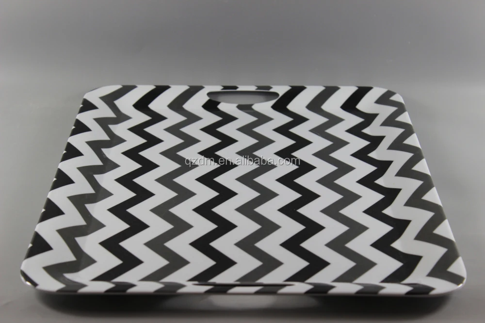 20" Melamine Serving Tray With Handle