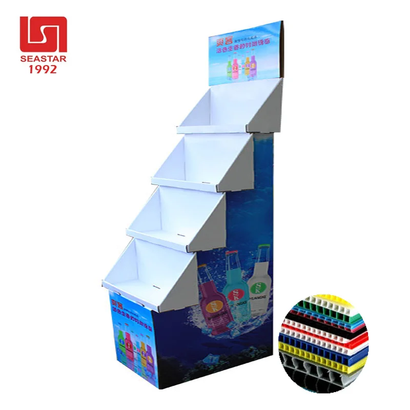 Custom Reliable Supplier Plastic Pp Polypropylene Floor Plastic Display