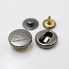 custom gourd style gunmetal strong western snap prong clip buttons