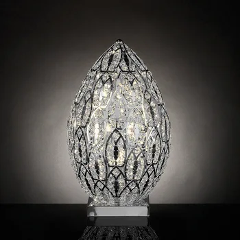crystal bedside lamp