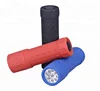 Hot Sales Promotion Classics Super Bright Plastic 9LED Torch Cheaper Gift Flashlight Soft Touch