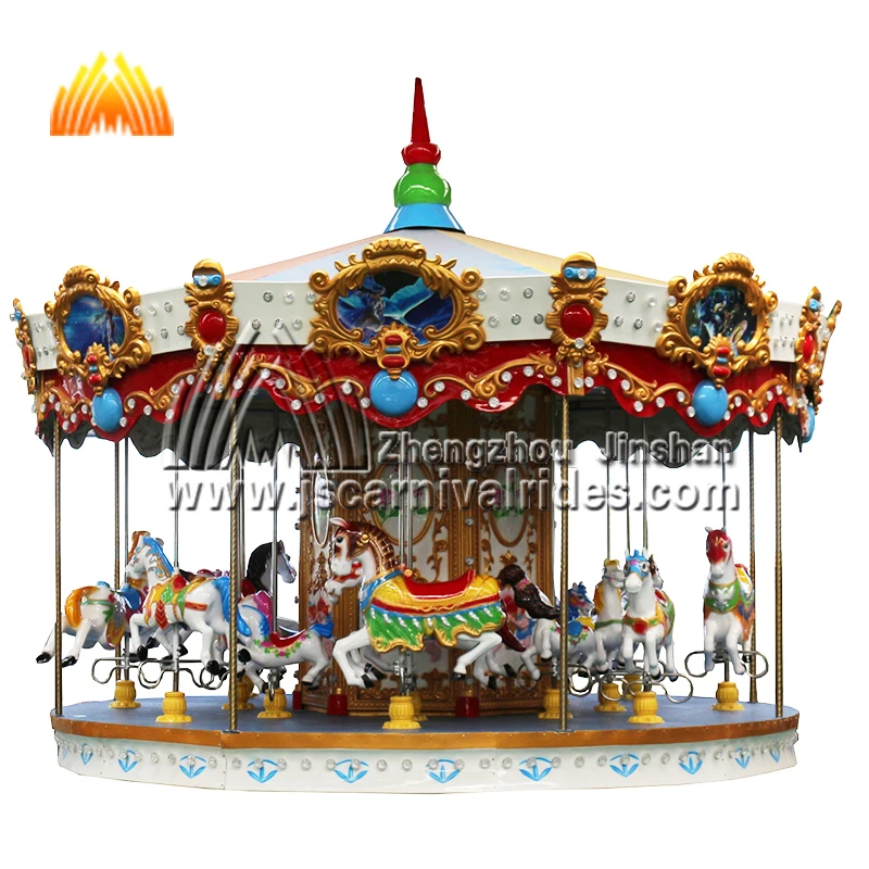 Outdoor Inflatable Christmas Merry Go Round Portable Carousel For Sale