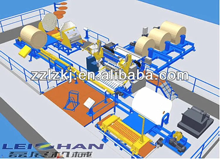Saturating Kraft Machine In Kraft Paper Production Line With Paper