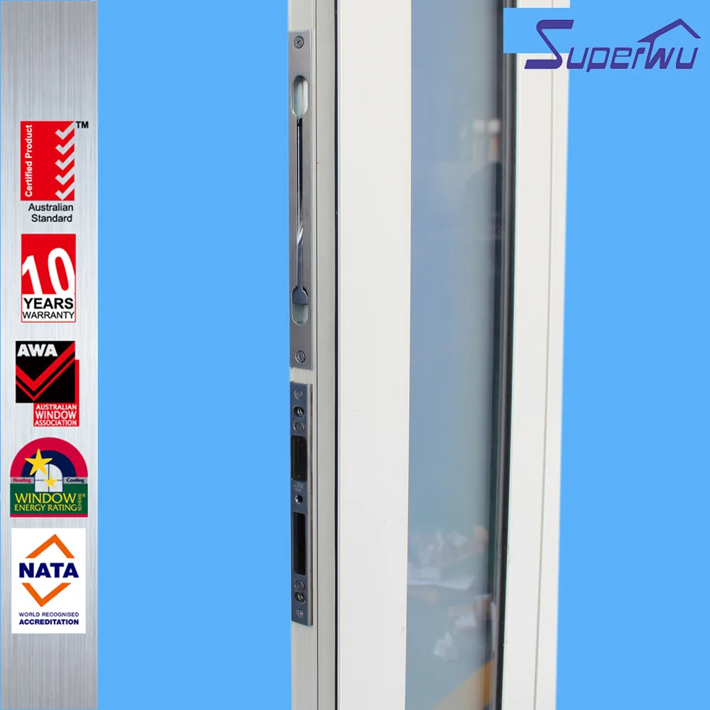 Exterior aluminum thermal break casement door french glass door