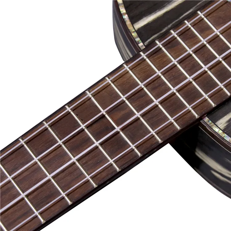 China Linden wood resonator ukulele kit spread music ukulele with case