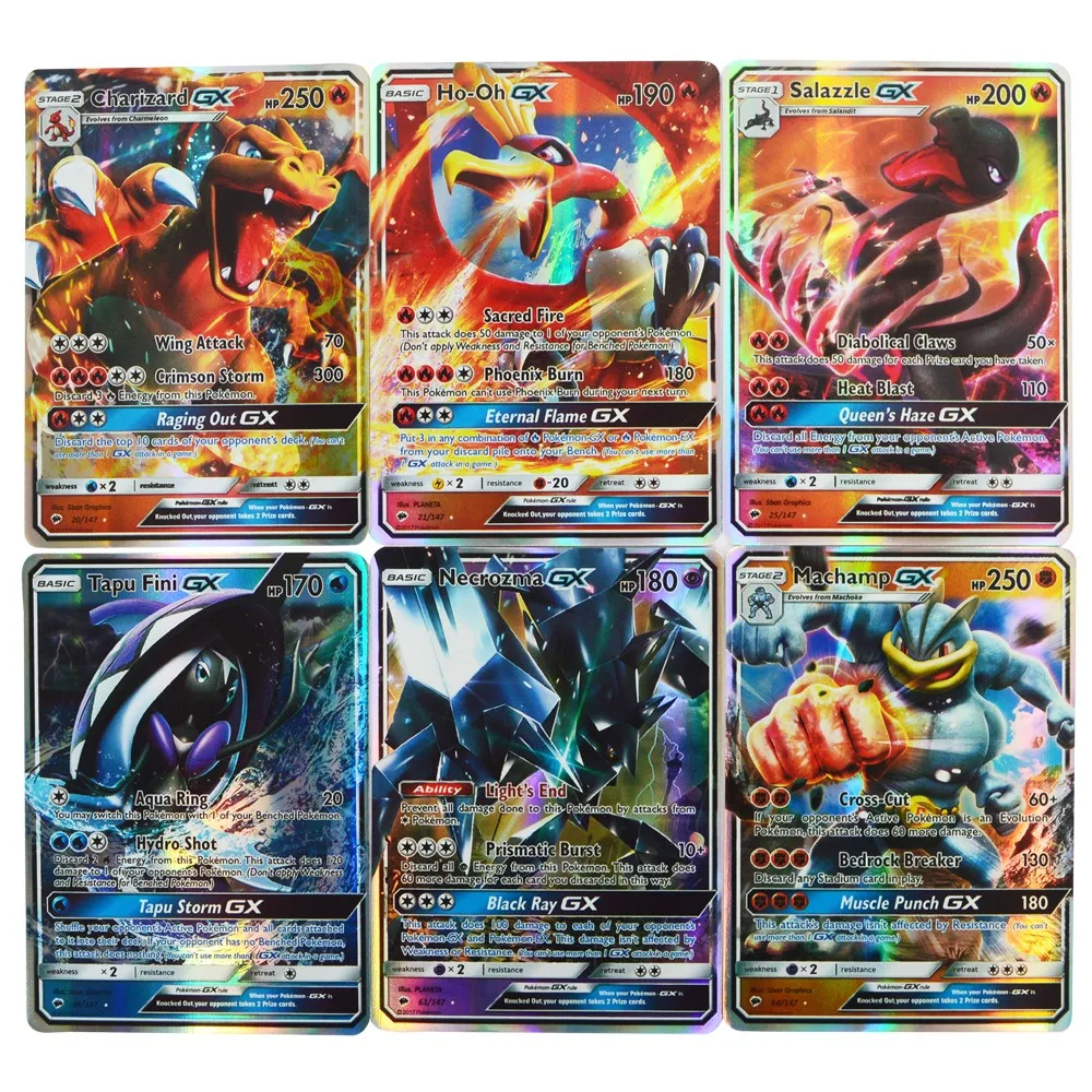 New Pokemon Trading Card Game For Pokemon Gx Cards 120 Tcg Card Lot