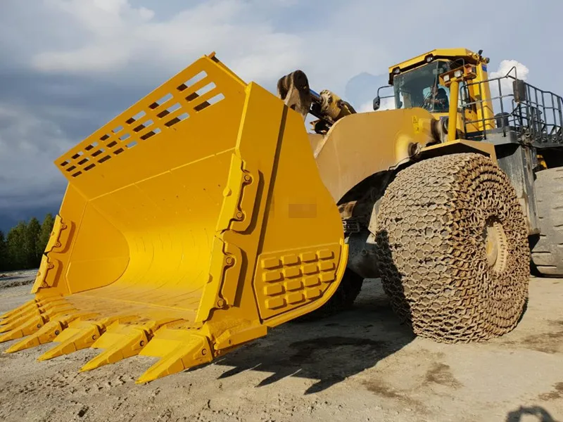 1.8 M3 Compact Wheel Loader Bucket 2930mm Dump Height Wheel Loader