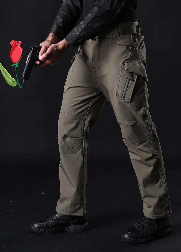GooDoi Pantalones De Carga PantalóN De Trabajo De Combate para Hombres Pantalones Militares para Exteriores para Acampar Senderismo para Caminar