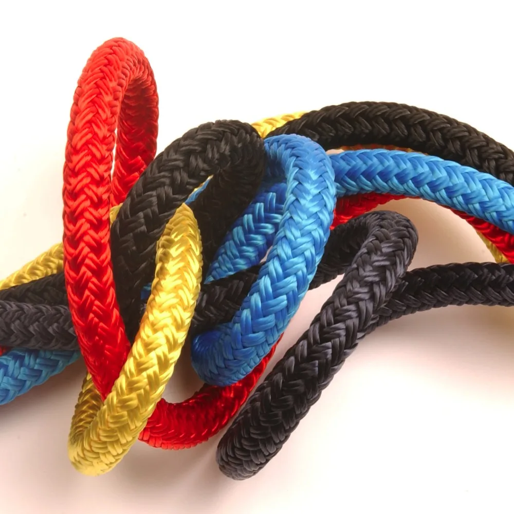 multi color decorative double braided dacron polyester rope, View