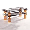 modern design living room tempered glass coffee table