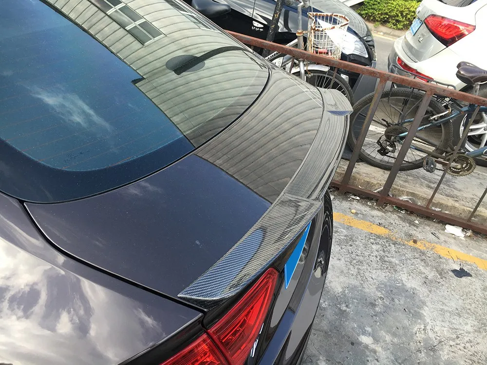 S8 Rear Carbon Fiber Trunk Lip Spoiler For Audi A8 Buy Trunk Lip