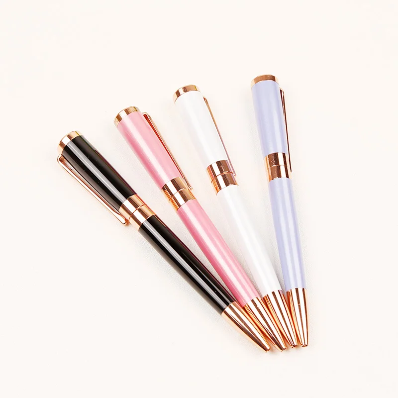 Wholesale Cheap Plastic Table Pen Reception Desk Ball Pen With Holder