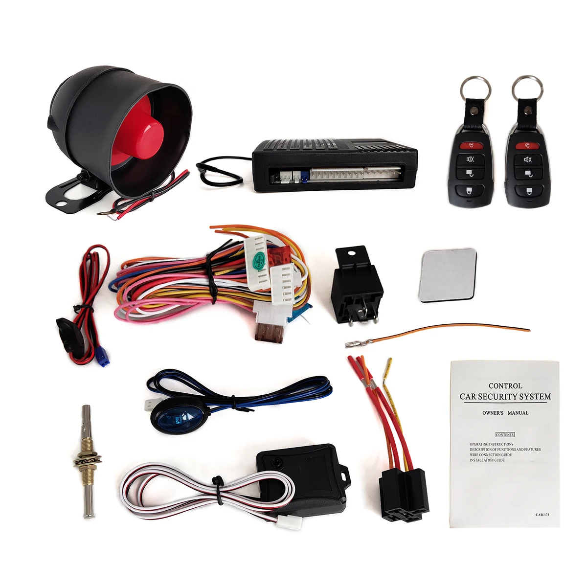 Car immobiliser Security System with anti-Hijack function will fit any Vehicle 