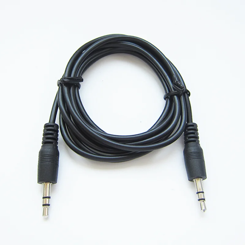 Double Two Sided 3.5mm Stereo Jack Plug Male To Male 3.5mm Audio Video