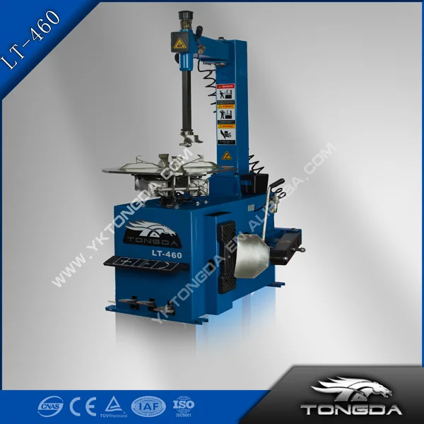 Tire Changer Machine Tire Assembly Machine Tongda Lt 460 Suitable For 10" 24" Stiff Runflat Low