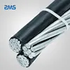 Three-core stranding overhead insulated wire Aluminum conductor aerial cable ABC 2x16+16 ABC 2x25+16
