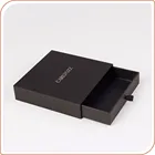 Luxury sliding t shirt paper gift packaging box with drawer
