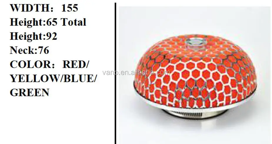 Beautiful mushroom shaped Auto intakes with 76mm neck