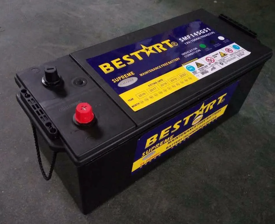 Powerful Diesel Truck Battery 145g51-12v150ah Marine Battery - Buy 12v