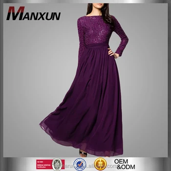 purple chiffon maxi dress